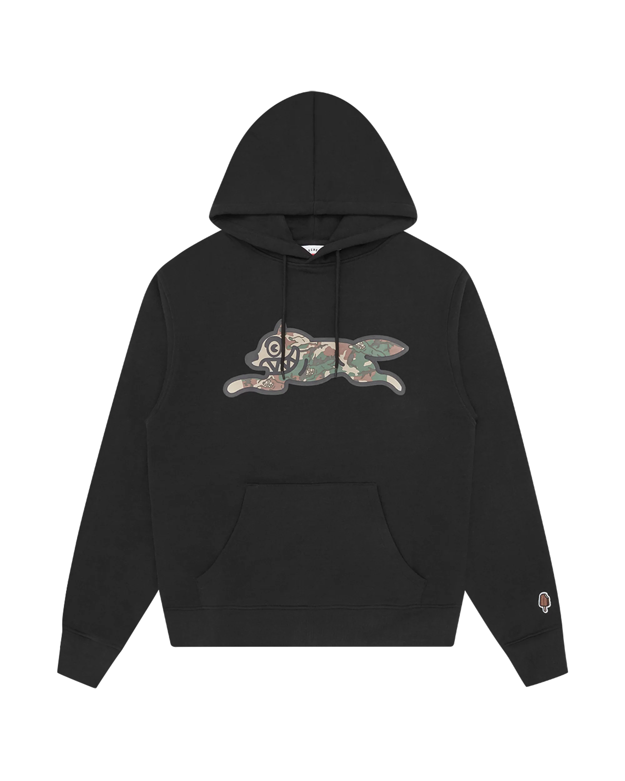 Woodland Camo Running Dog Popover Hood - Macdery