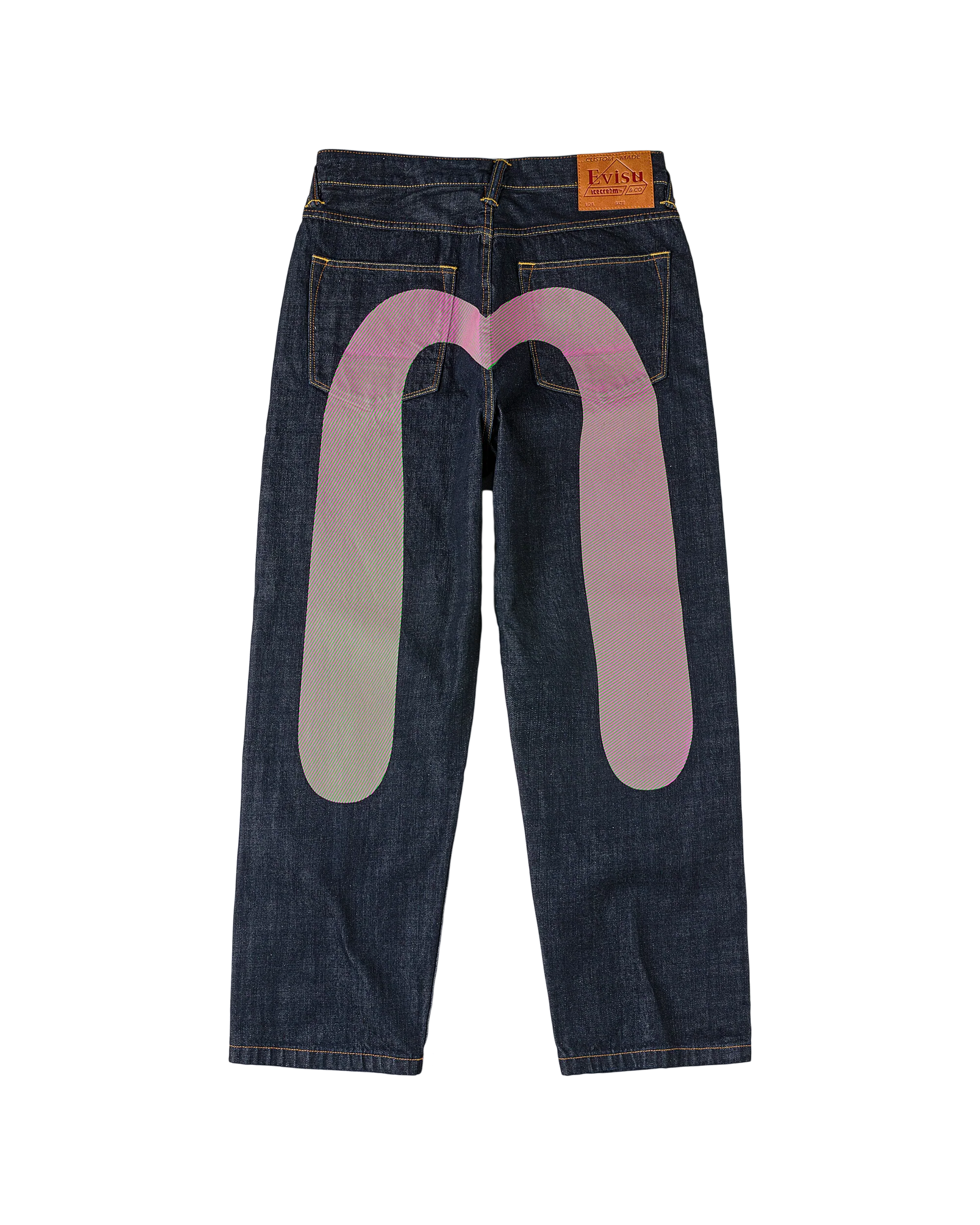 Daicock Printed Baggy Jeans - Macdery