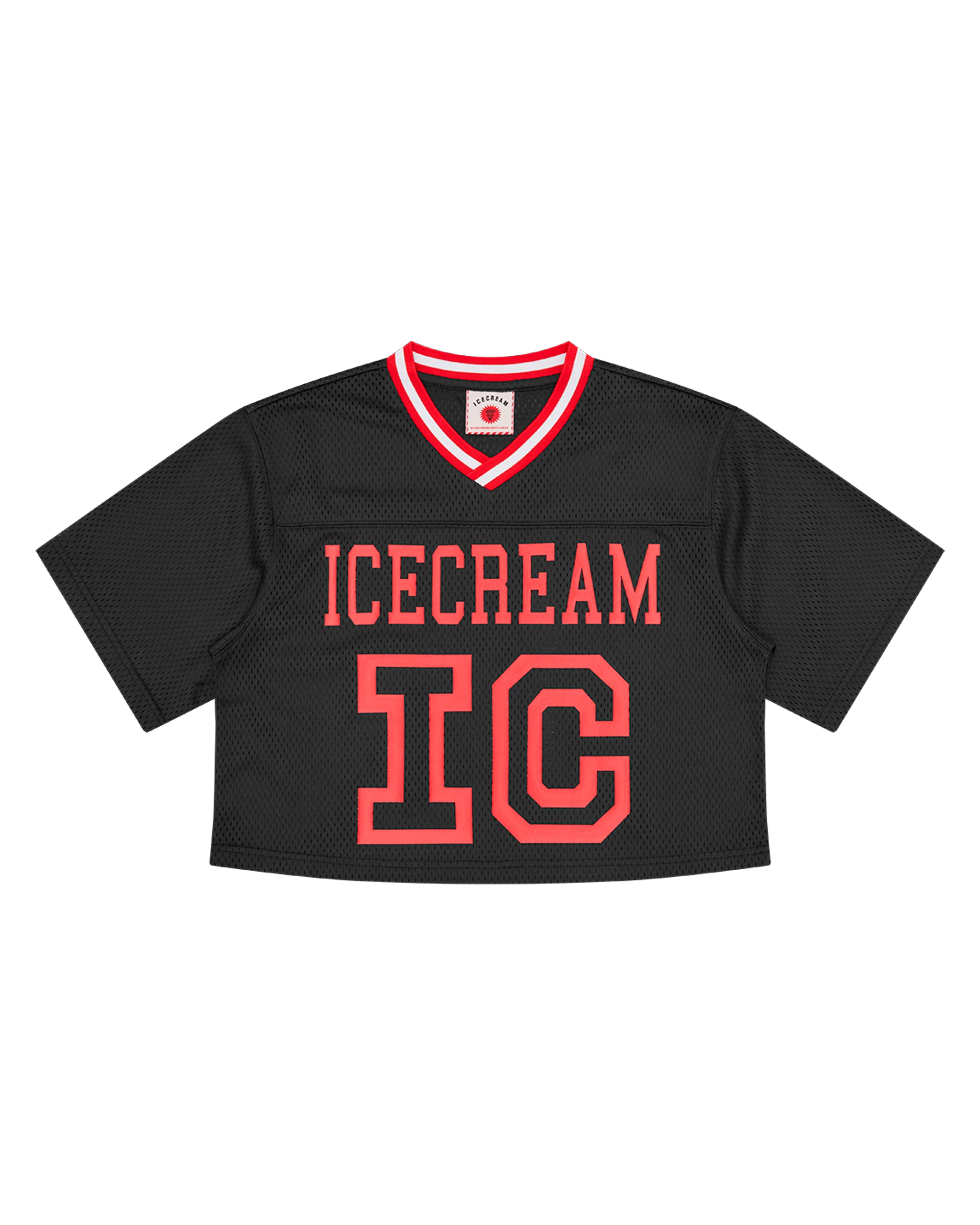 Womens Cropped Football Jersey - Macdery