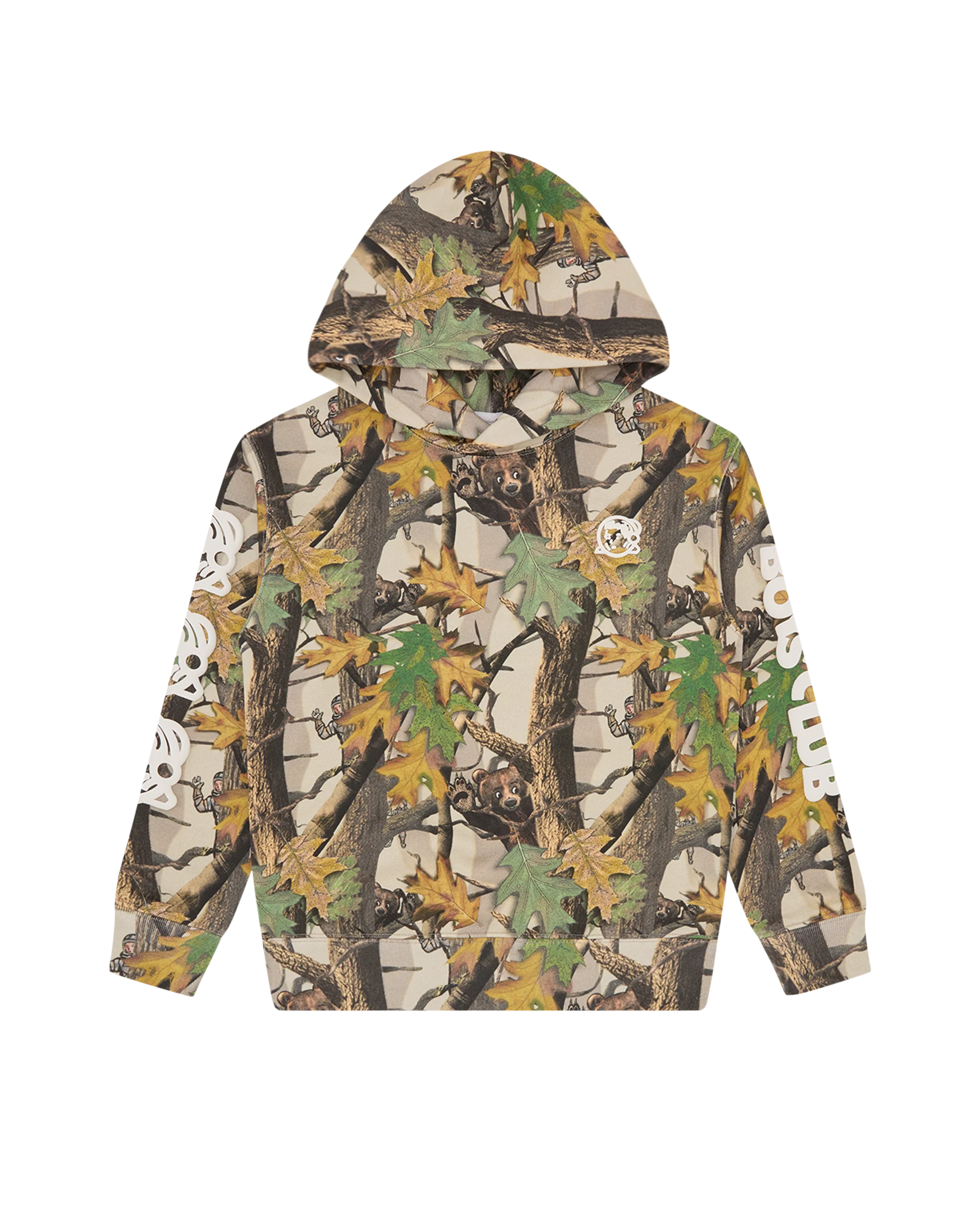 Kids Tree Camo Popover Hood - Macdery