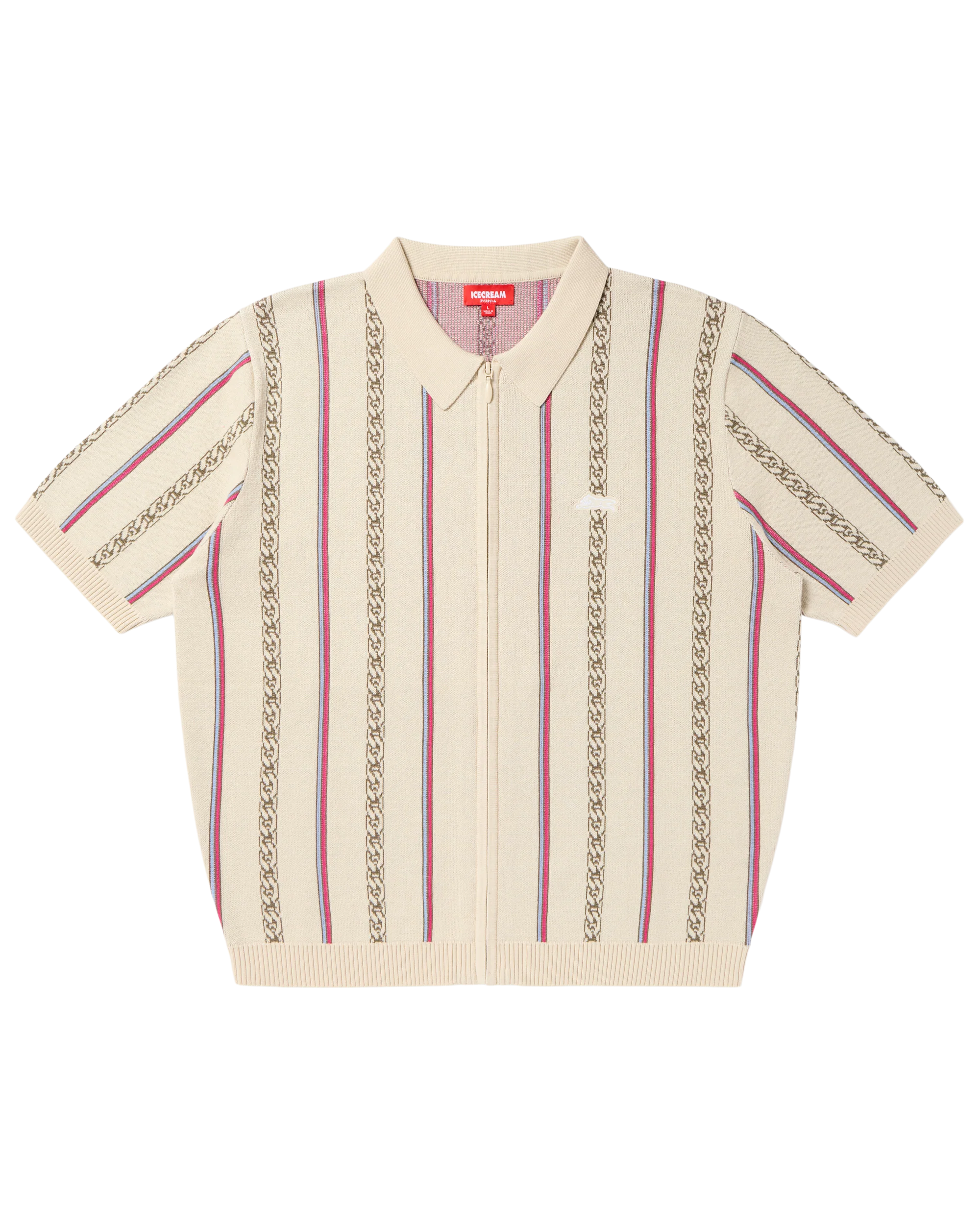 Chain Polo Sweater - Macdery