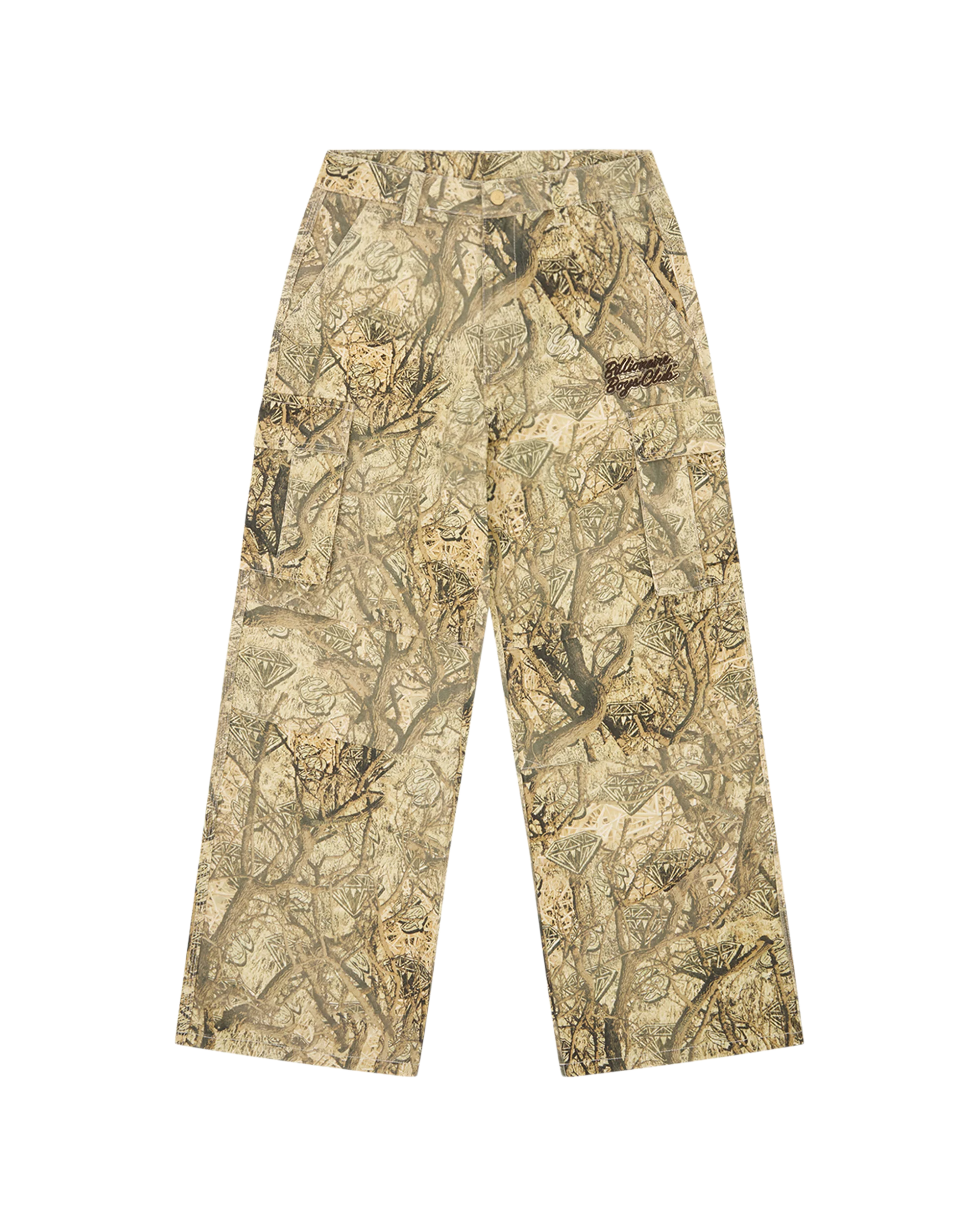 Diamonds & Dollars Tree Camo Cargo Pants - Macdery