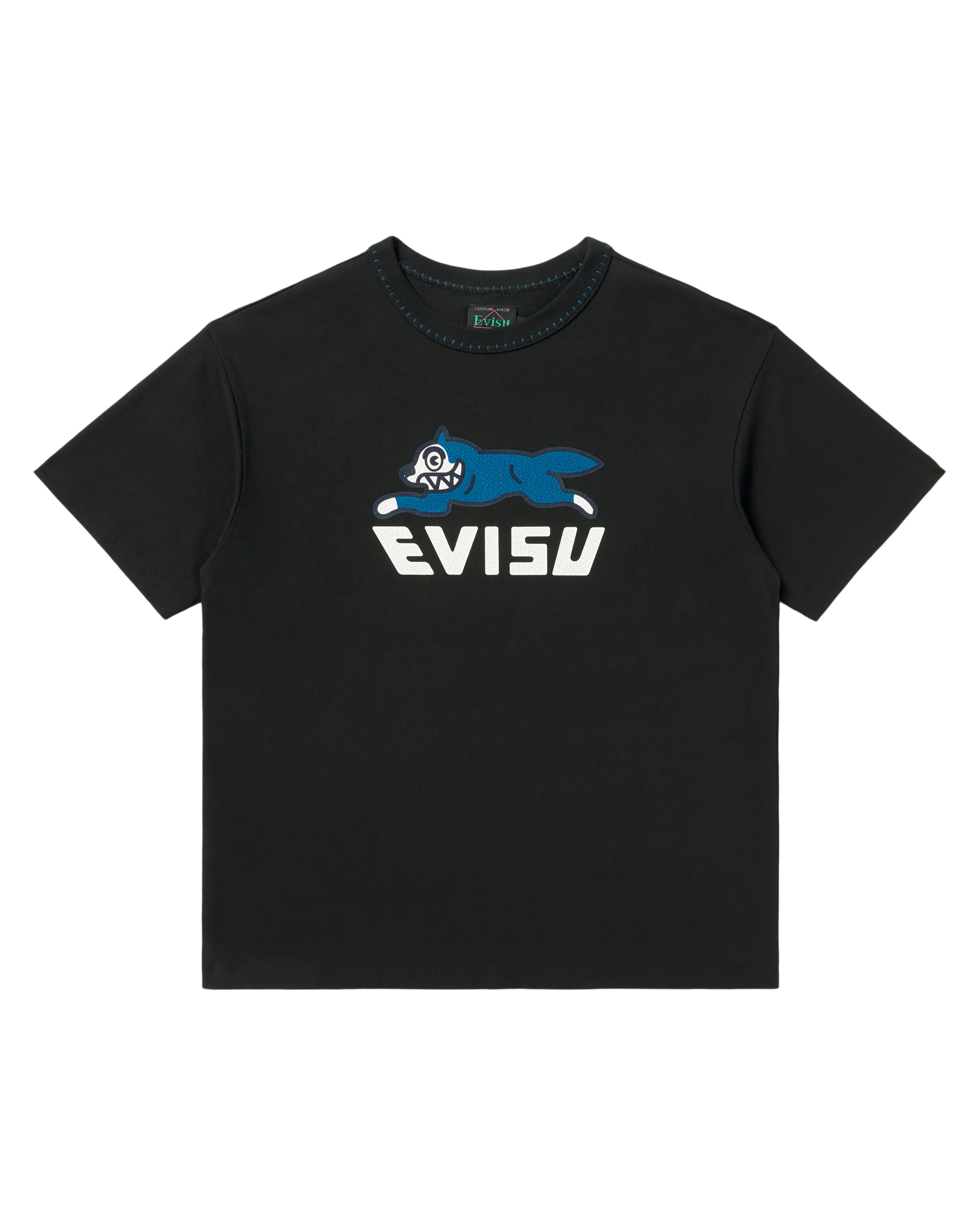 Logo With Evisu Printed T-Shirt - Macdery