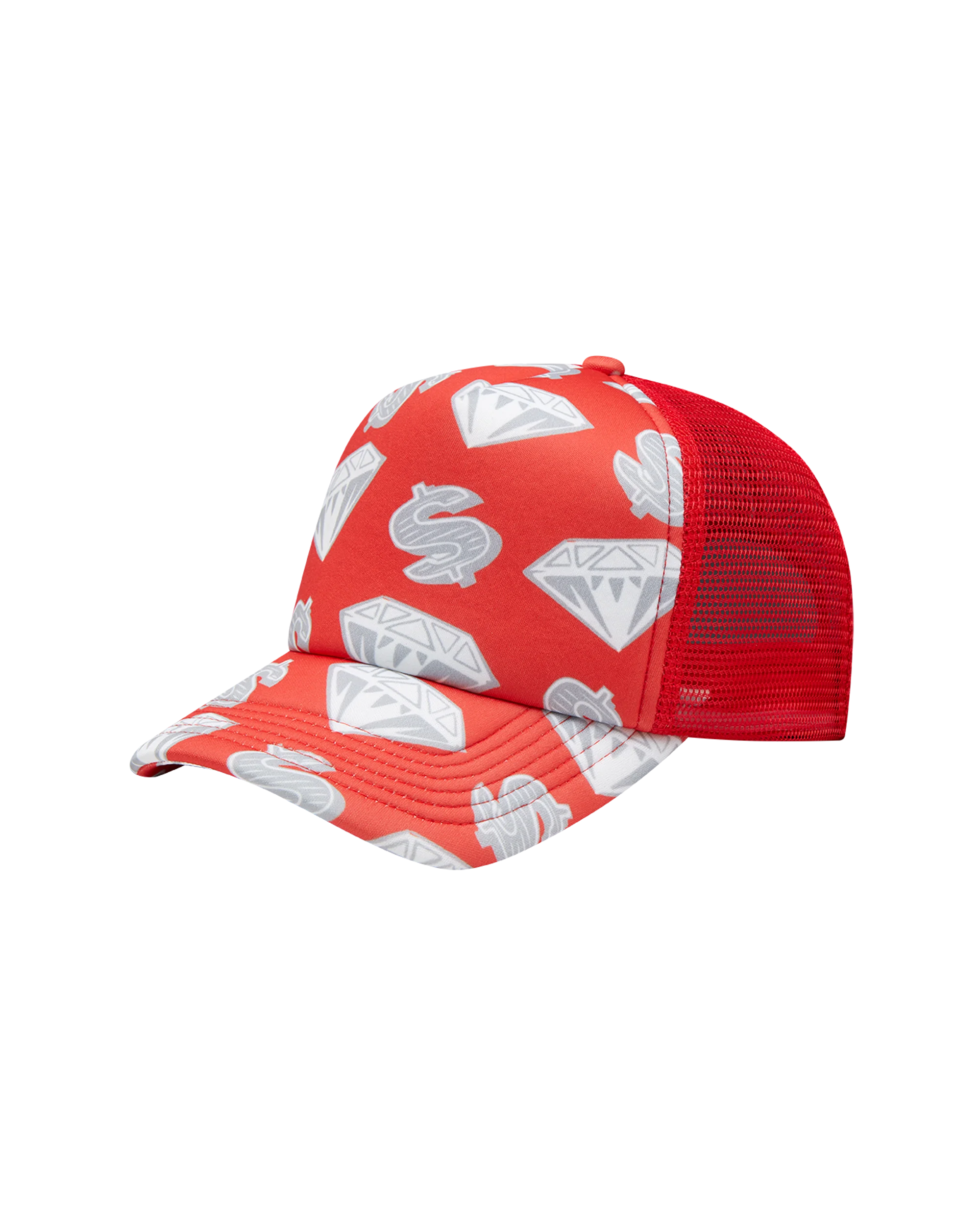 Diamonds & Dollars Trucker Cap - Macdery