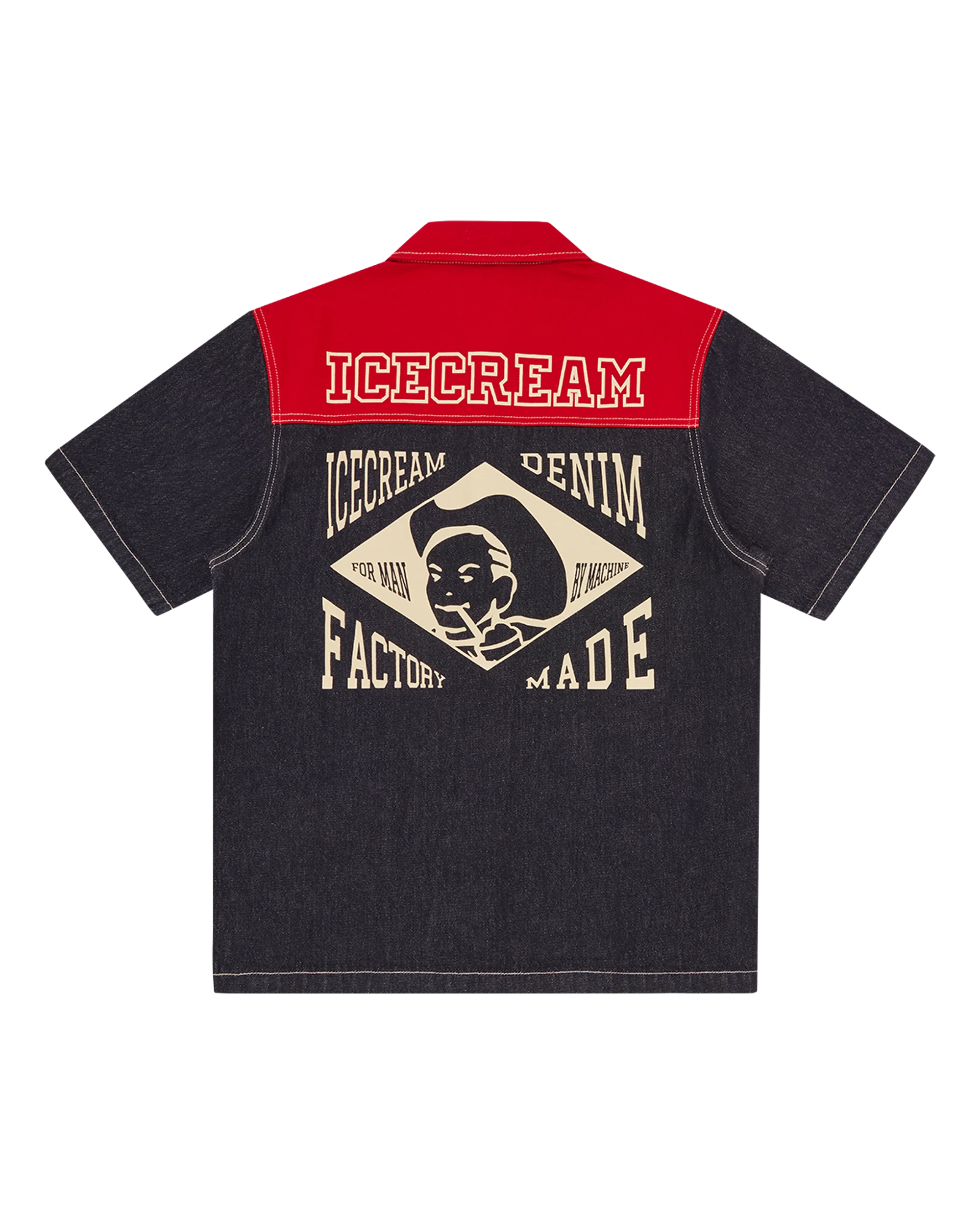 Factory Made Denim Work Shirt - Macdery