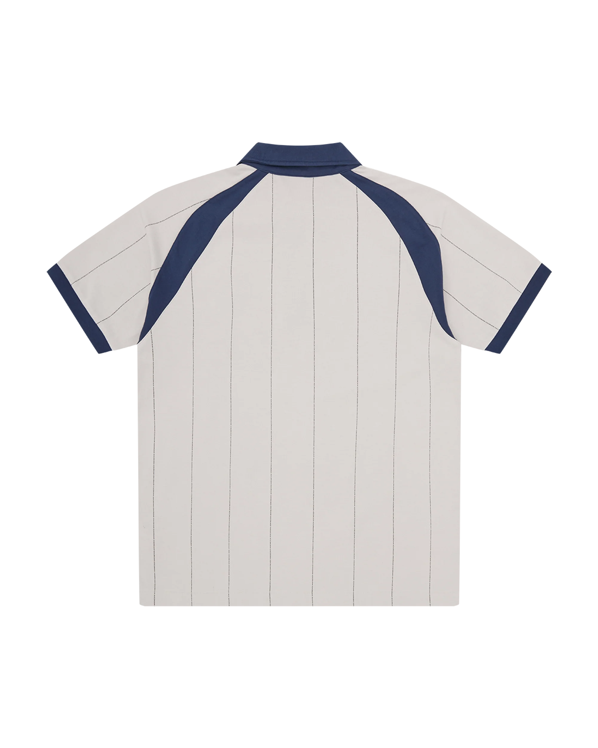 Raglan Pinstripe Polo Shirt - Macdery