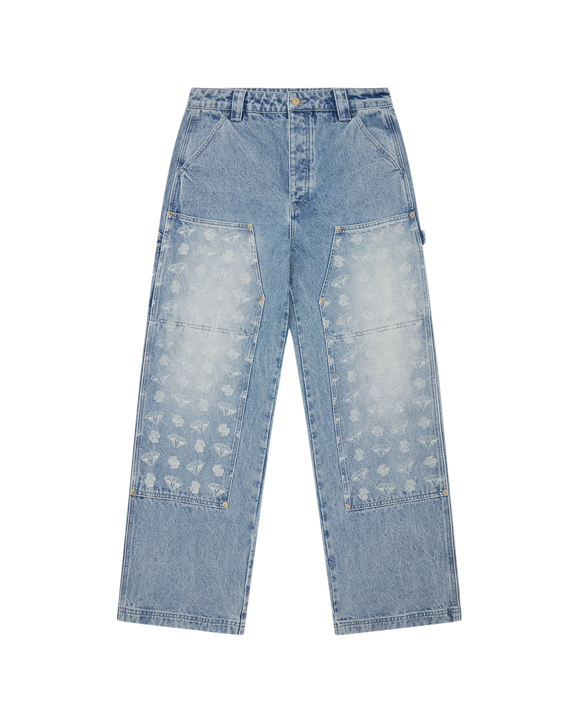 Diamonds & Dollars Denim Carpenter Pant - Macdery