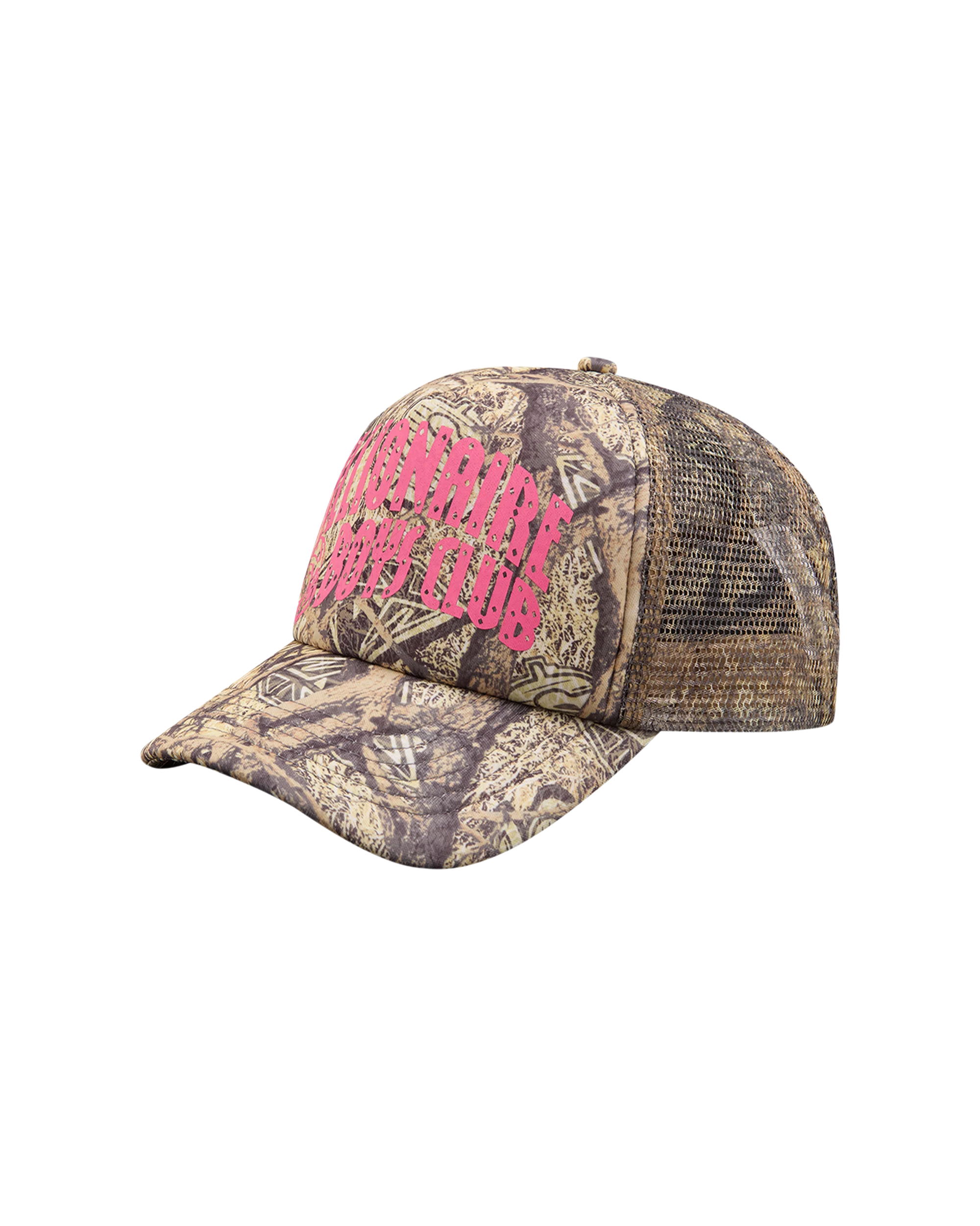 Diamonds & Dollars Tree Camo Arch Logo Trucker Cap - Macdery