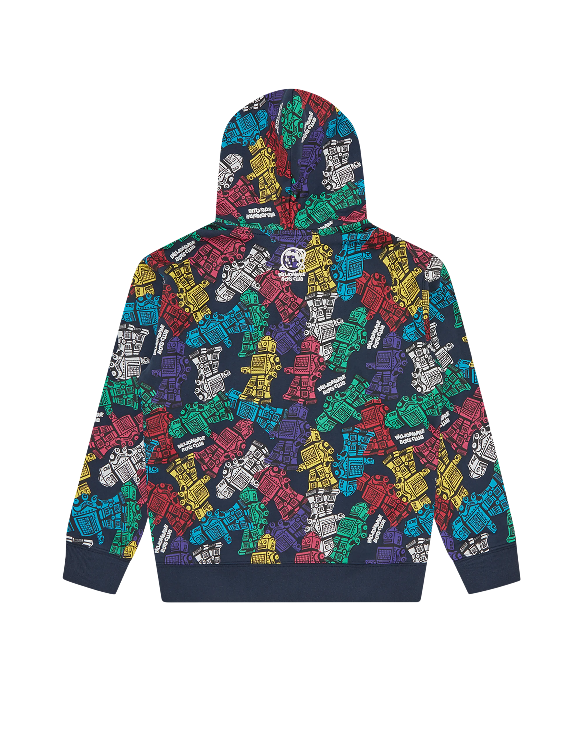 Kids Robot Zip Through Hood - Macdery