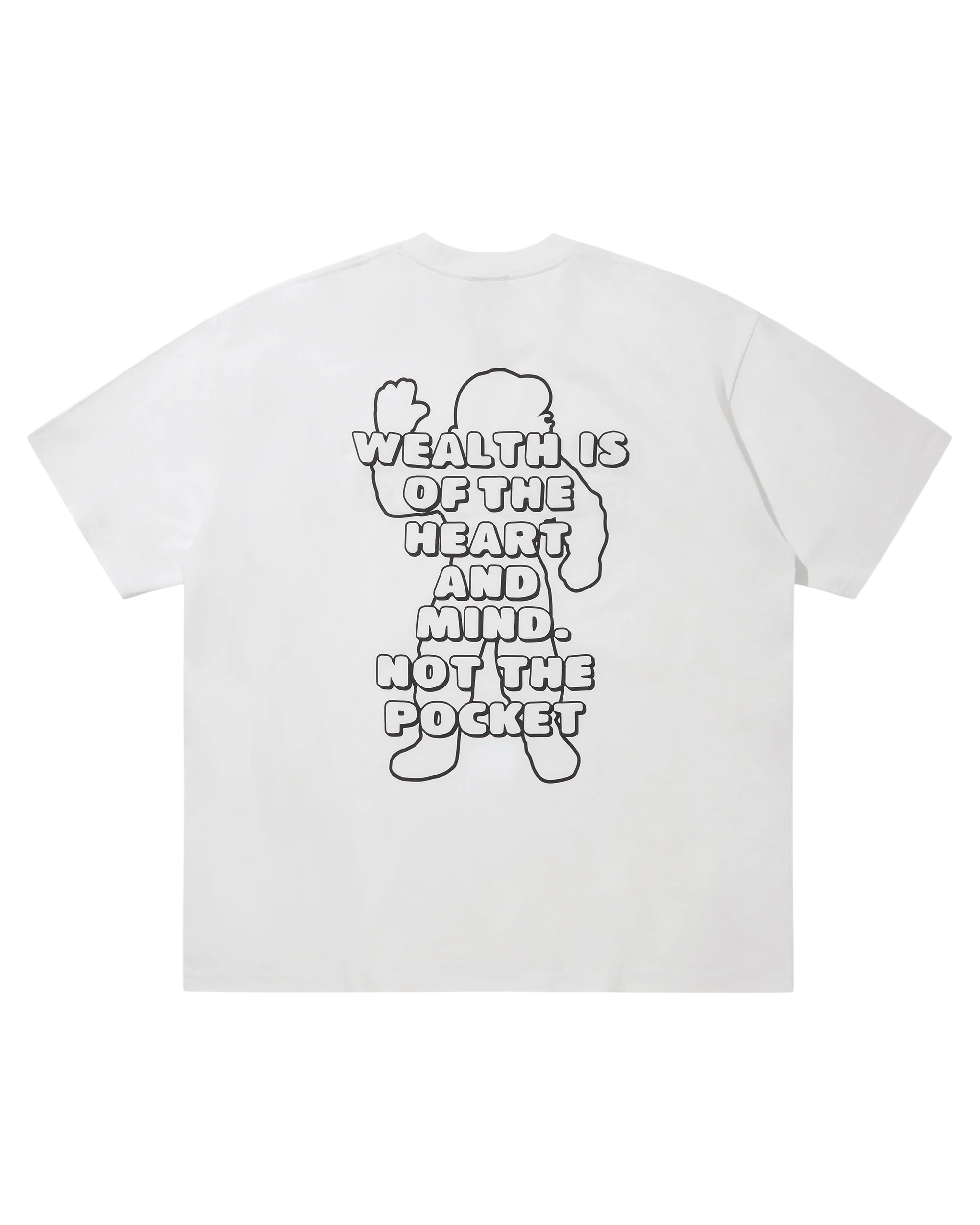 Cotton T-Shirt Heart & Mind - Macdery