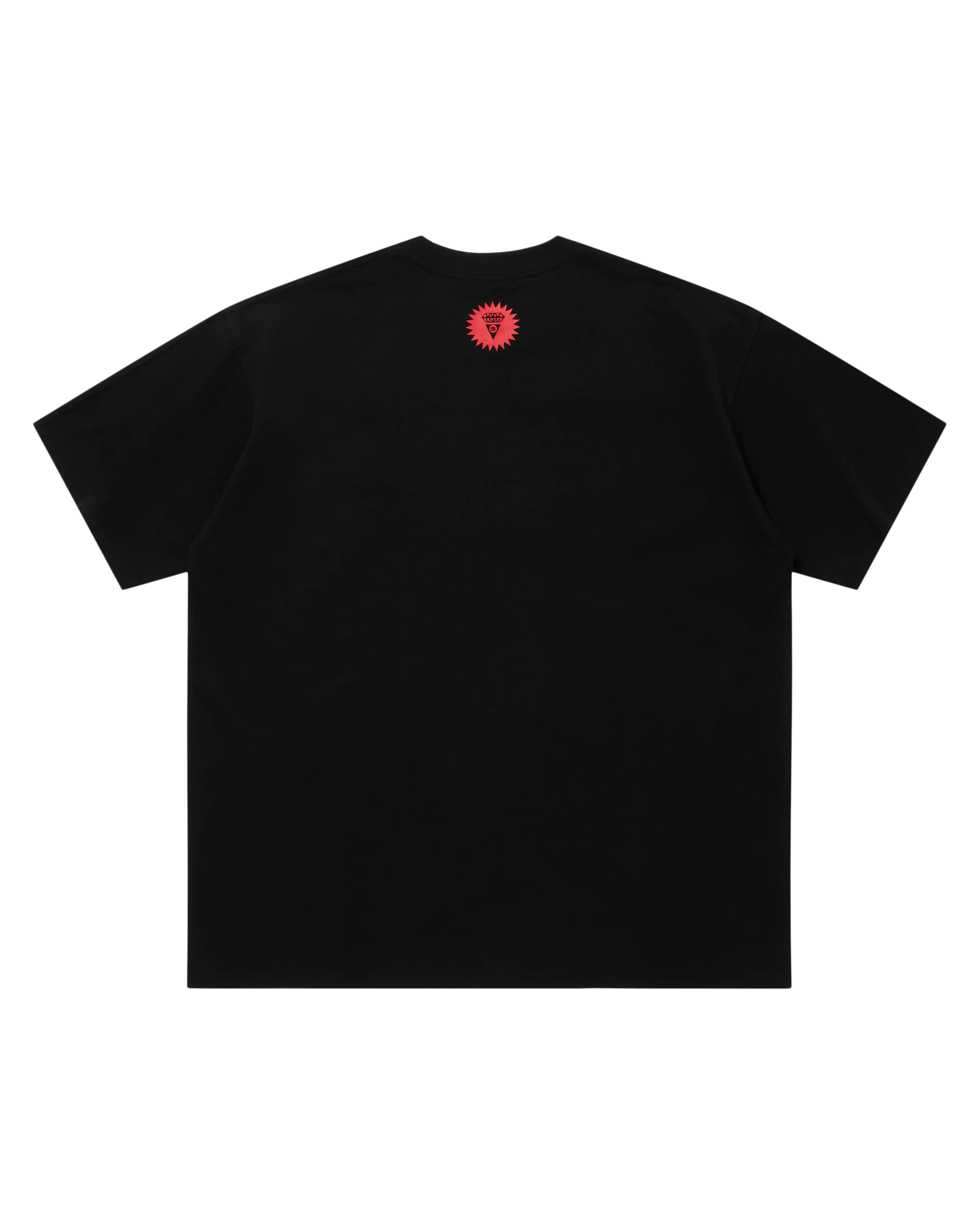 Applique Logo Cotton T-Shirt Running Dog - Macdery