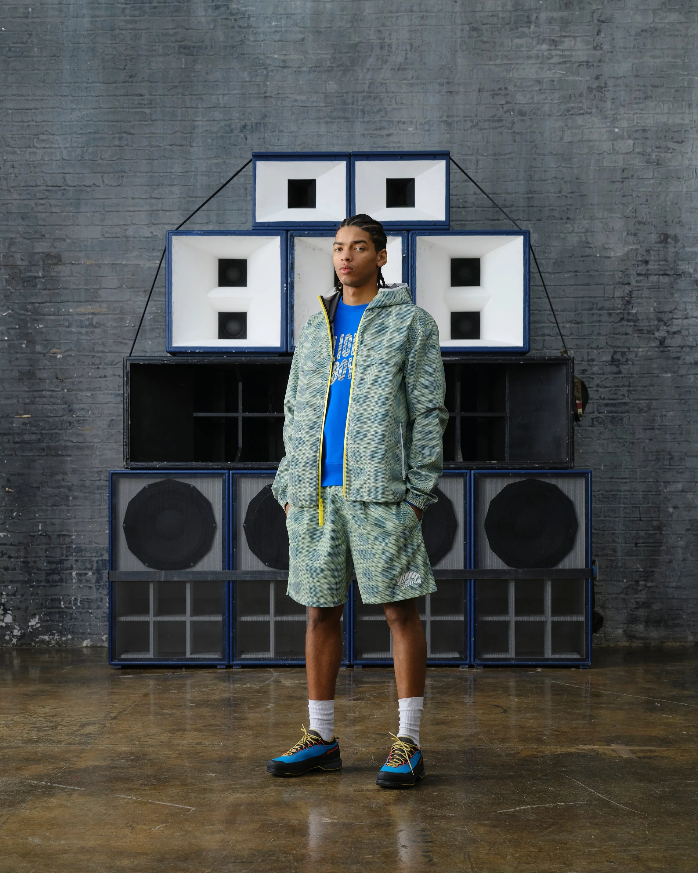 Tri-Tone Diamonds & Dollars Swim Shorts - Macdery