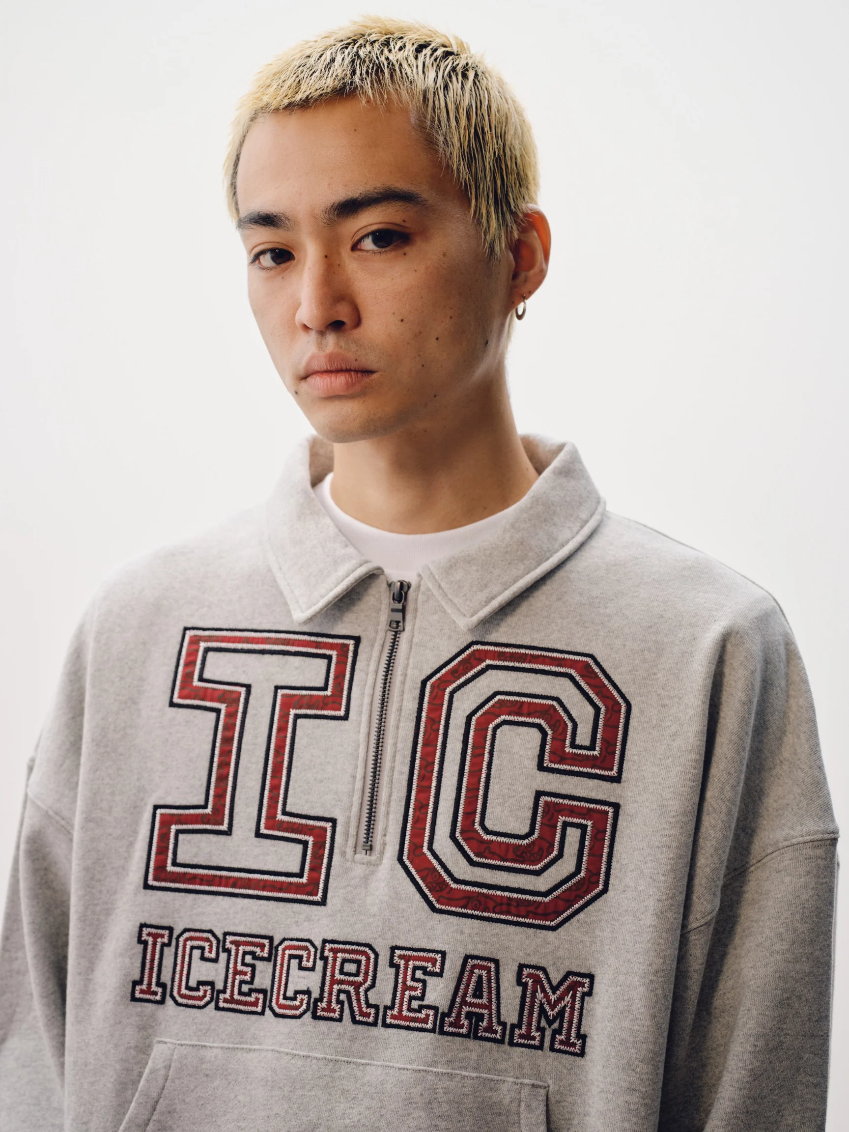 Collegiate Quarter Zip Sweatshirt - Macdery