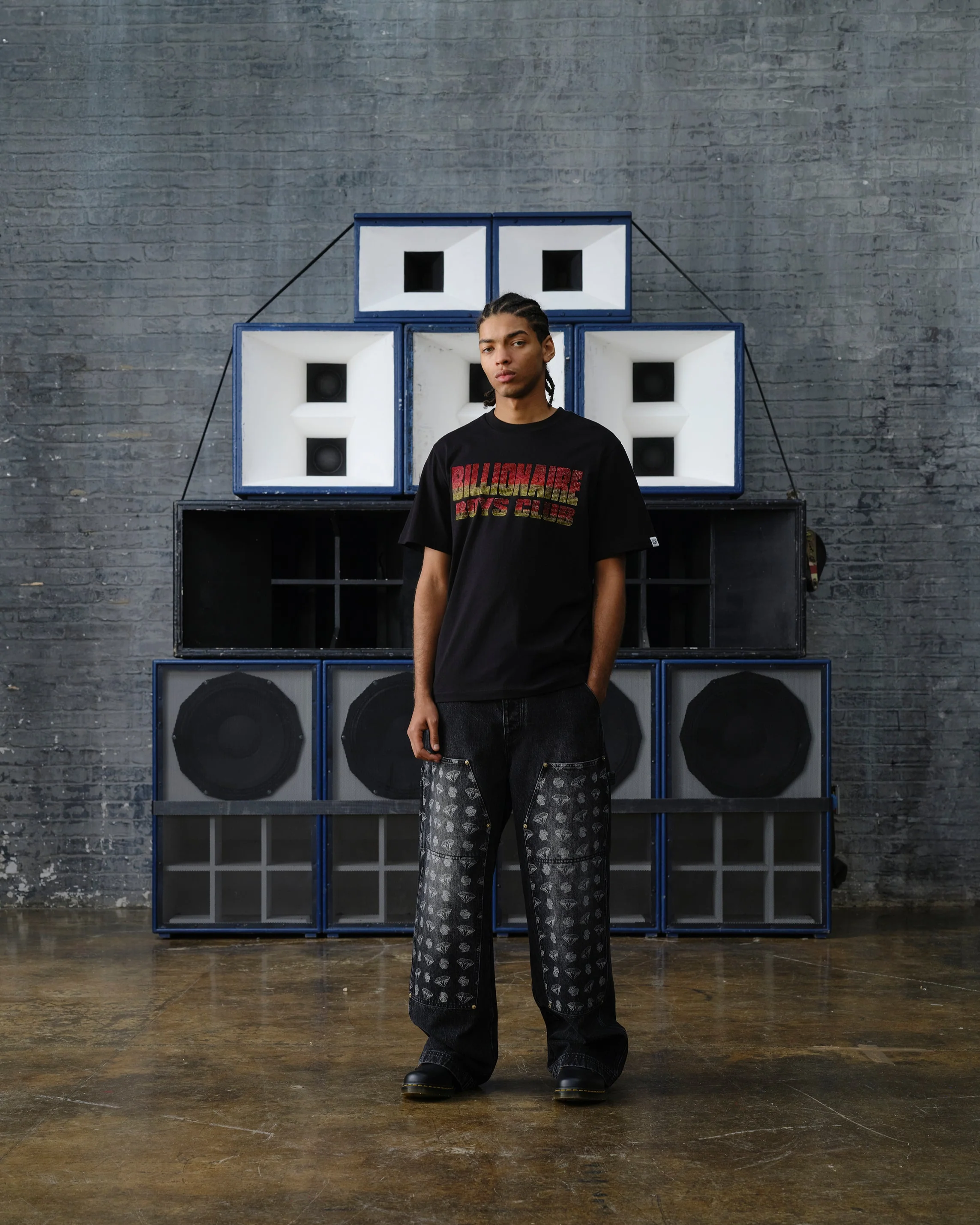 Diamonds & Dollars Denim Carpenter Pant - Macdery